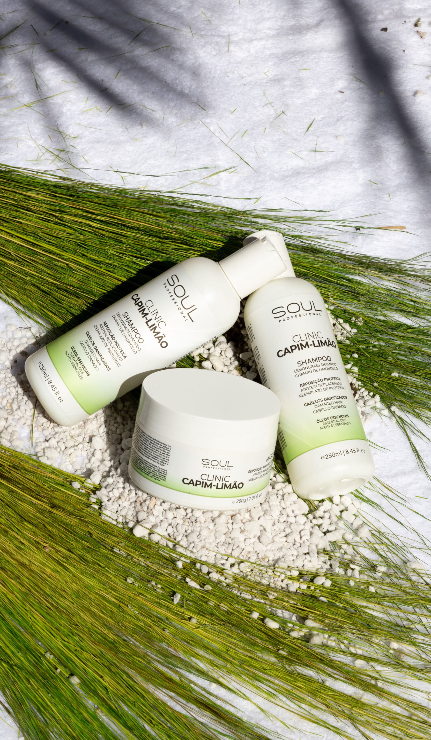 KIT– Soul Clinic Linha Capim Limão – Shampoo & Hair Mask