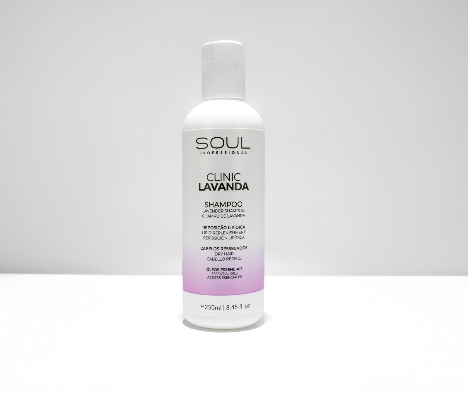 Shampoo Soul Clinic – Linha Lavanda 250ml – Cabelos Ressecados – Reposição Lipídica